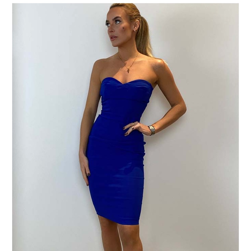 Never worn strapless dress